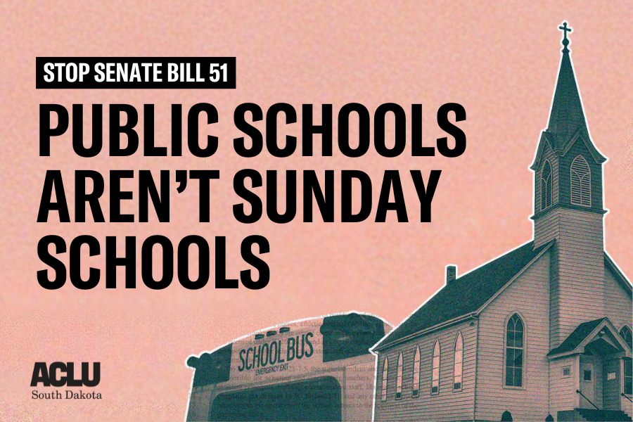 Public Schools Aren't Sunday Schools: Stop Senate Bill 51